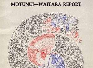 Cover of the first Waitangi Tribunal report (Waitangi Tribunal; artwork by Cliff Whiting)