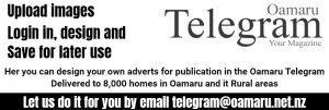 32mm Oamaru Telegram Advert